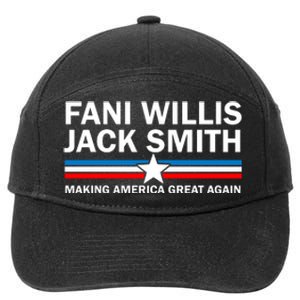 Fani Willis Jack Smith For President 2024 7-Panel Snapback Hat