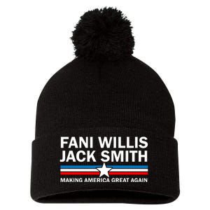 Fani Willis Jack Smith For President 2024 Pom Pom 12in Knit Beanie