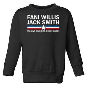 Fani Willis Jack Smith For President 2024 Toddler Sweatshirt