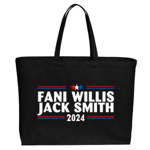 Fani Willis Jack Smith For President 2024 Cotton Canvas Jumbo Tote