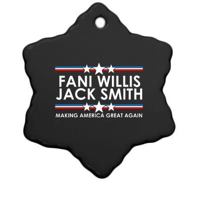 Fani WIllis Jack Smith Making America Great Again Ceramic Star Ornament