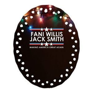 Fani WIllis Jack Smith Making America Great Again Ceramic Oval Ornament