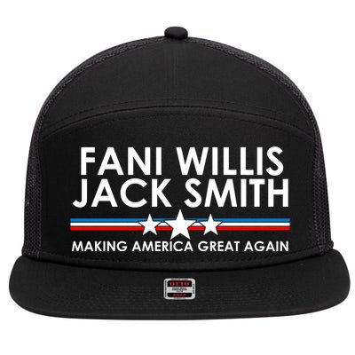 Fani WIllis Jack Smith Making America Great Again 7 Panel Mesh Trucker Snapback Hat