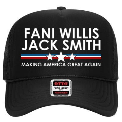 Fani WIllis Jack Smith Making America Great Again High Crown Mesh Back Trucker Hat