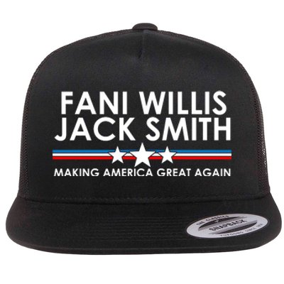 Fani WIllis Jack Smith Making America Great Again Flat Bill Trucker Hat