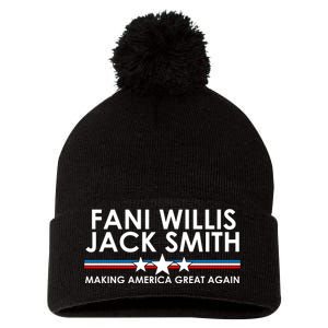 Fani WIllis Jack Smith Making America Great Again Pom Pom 12in Knit Beanie