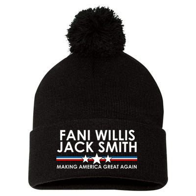 Fani WIllis Jack Smith Making America Great Again Pom Pom 12in Knit Beanie