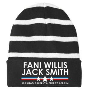 Fani WIllis Jack Smith Making America Great Again Striped Beanie with Solid Band