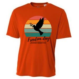 Freedom Wings: Junenth Celebration Gift Cooling Performance Crew T-Shirt