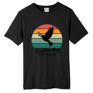 Freedom Wings: Junenth Celebration Gift Tall Fusion ChromaSoft Performance T-Shirt