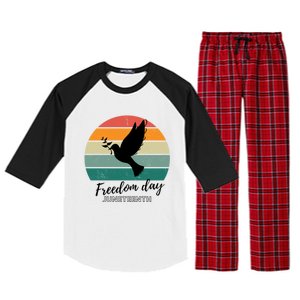 Freedom Wings: Junenth Celebration Gift Raglan Sleeve Pajama Set