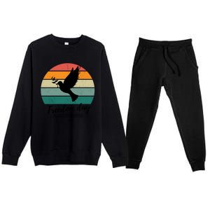 Freedom Wings: Junenth Celebration Gift Premium Crewneck Sweatsuit Set