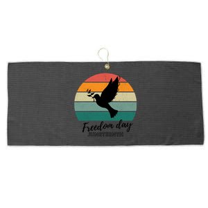 Freedom Wings: Junenth Celebration Gift Large Microfiber Waffle Golf Towel