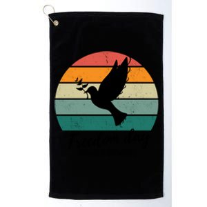 Freedom Wings: Junenth Celebration Gift Platinum Collection Golf Towel