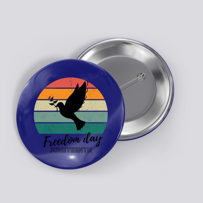 Freedom Wings: Junenth Celebration Gift Button