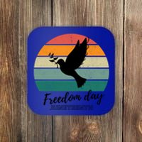 Freedom Wings: Junenth Celebration Gift Coaster