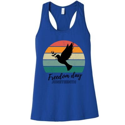 Freedom Wings: Junenth Celebration Gift Women's Racerback Tank