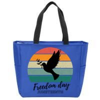 Freedom Wings: Junenth Celebration Gift Zip Tote Bag