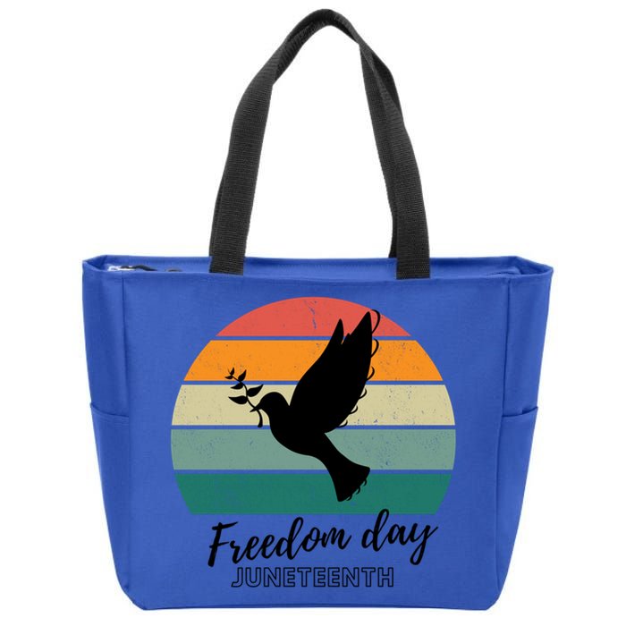 Freedom Wings: Junenth Celebration Gift Zip Tote Bag