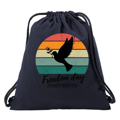 Freedom Wings: Junenth Celebration Gift Drawstring Bag