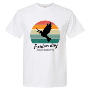 Freedom Wings: Junenth Celebration Gift Garment-Dyed Heavyweight T-Shirt