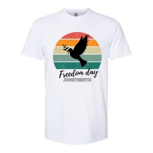 Freedom Wings: Junenth Celebration Gift Softstyle CVC T-Shirt