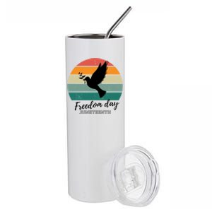 Freedom Wings: Junenth Celebration Gift Stainless Steel Tumbler