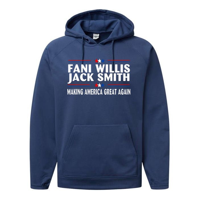 Fani WIllis Jack Smith Making America Great Again Performance Fleece Hoodie