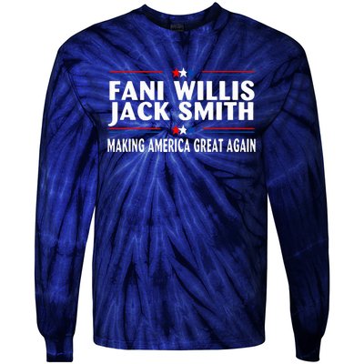 Fani WIllis Jack Smith Making America Great Again Tie-Dye Long Sleeve Shirt