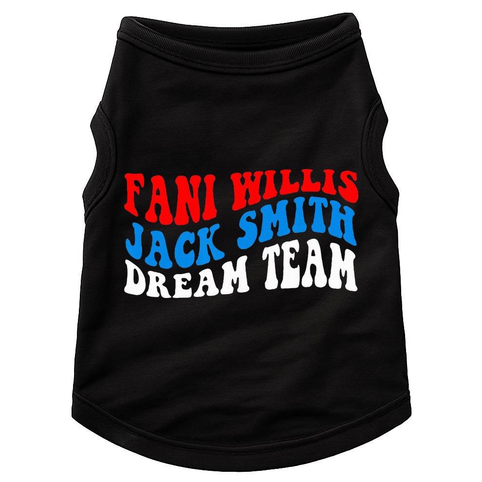 Fani Willis Jack Smith Dream Team Groovy US Flag Doggie Tank