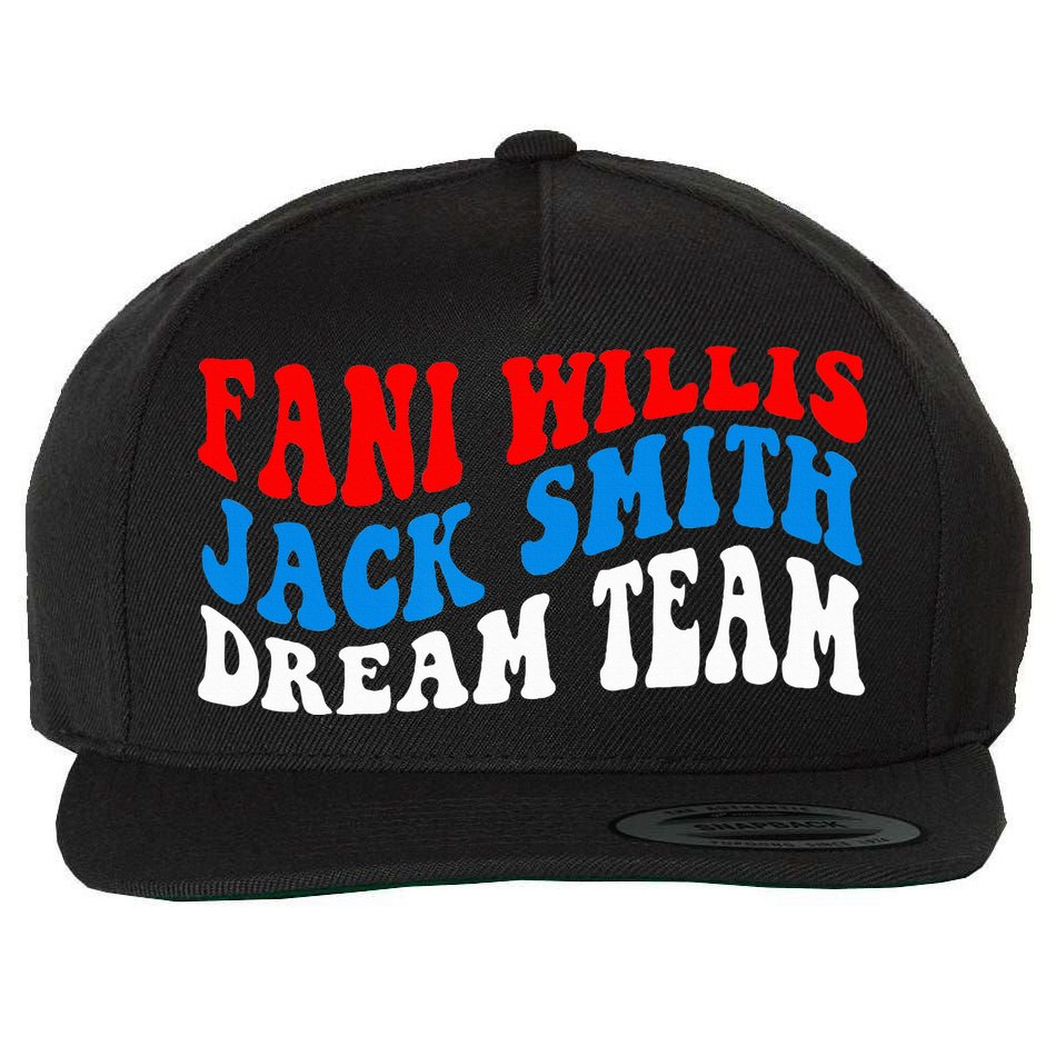 Fani Willis Jack Smith Dream Team Groovy US Flag Wool Snapback Cap