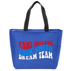 Fani Willis Jack Smith Dream Team Groovy US Flag Zip Tote Bag