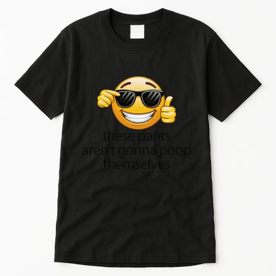 Funny Weird Joke Hilarious Sarcastic Gross Poop Meme Humor Tall T-Shirt