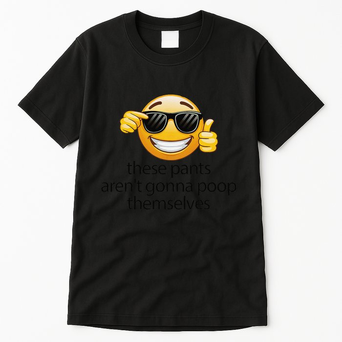 Funny Weird Joke Hilarious Sarcastic Gross Poop Meme Humor Tall T-Shirt