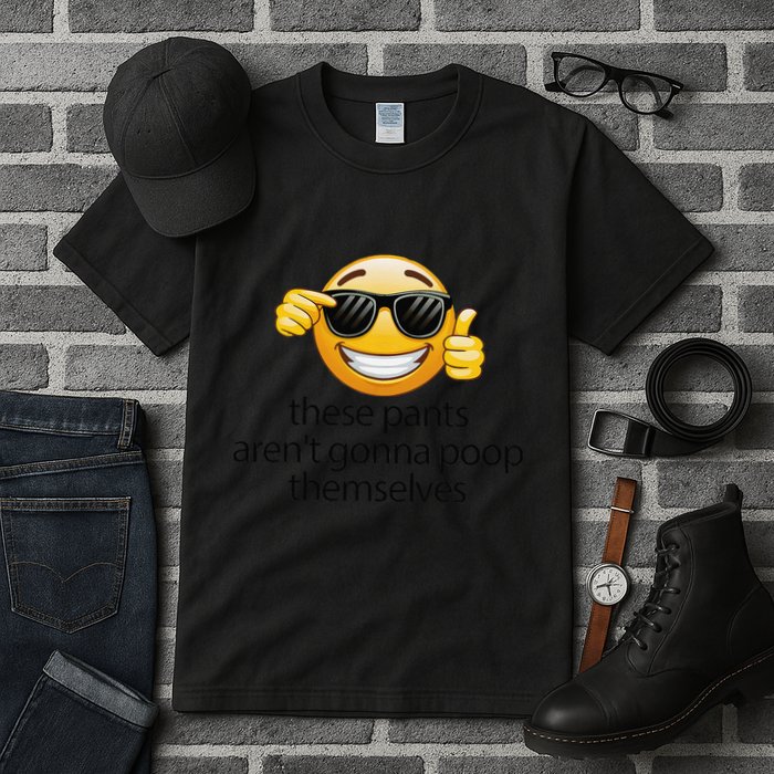 Funny Weird Joke Hilarious Sarcastic Gross Poop Meme Humor Tall T-Shirt
