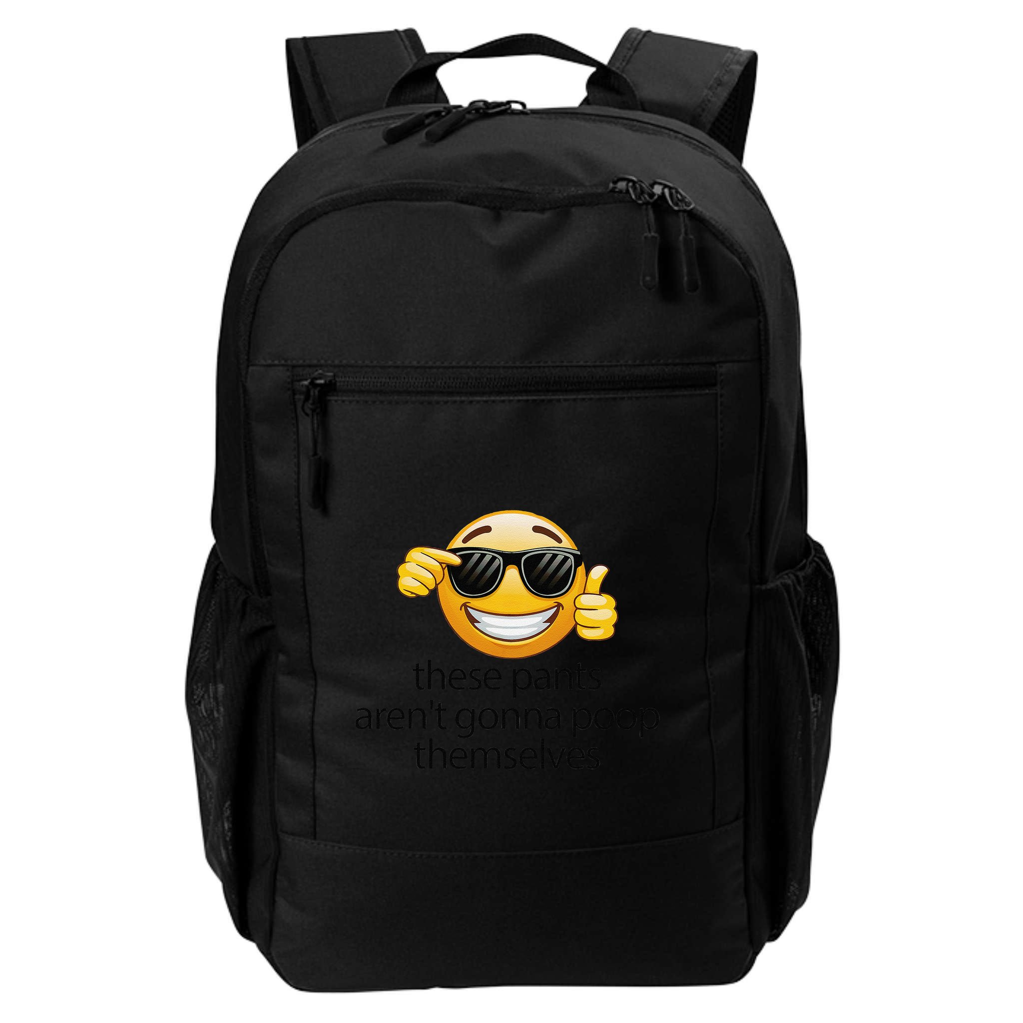 Funny Weird Joke Hilarious Sarcastic Gross Poop Meme Humor Backpack