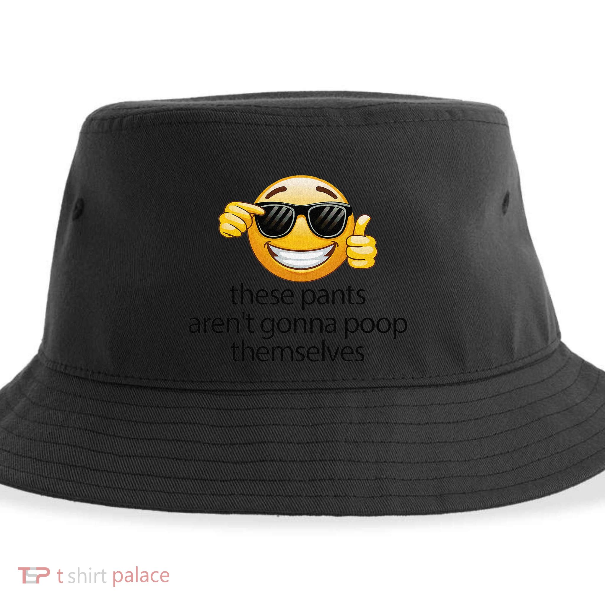 Funny Weird Joke Hilarious Sarcastic Gross Poop Meme Humor Sustainable Bucket Hat