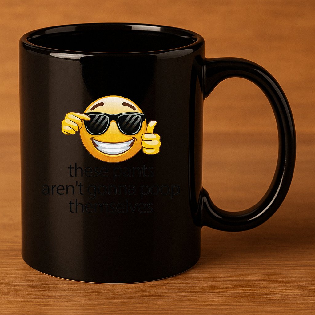 Funny Weird Joke Hilarious Sarcastic Gross Poop Meme Humor 11oz C Handle Ceramic Mug