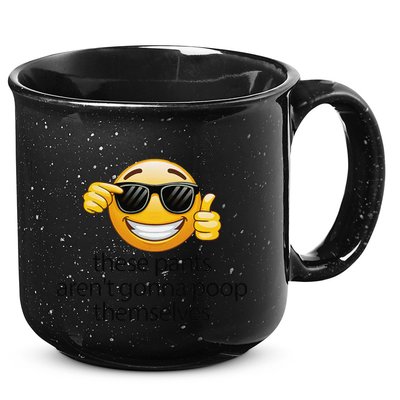 Funny Weird Joke Hilarious Sarcastic Gross Poop Meme Humor 15oz Campfire Ceramic Mug
