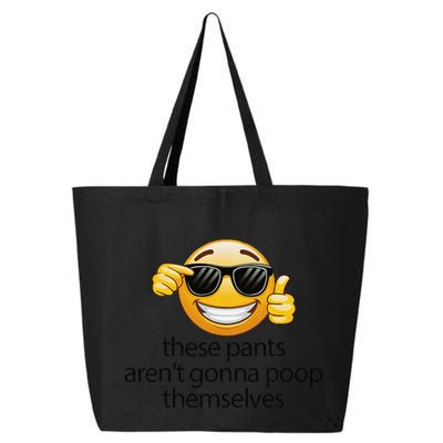 Funny Weird Joke Hilarious Sarcastic Gross Poop Meme Humor 25L Jumbo Tote