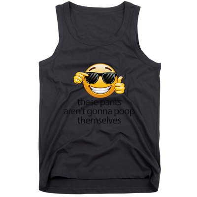 Funny Weird Joke Hilarious Sarcastic Gross Poop Meme Humor Tank Top