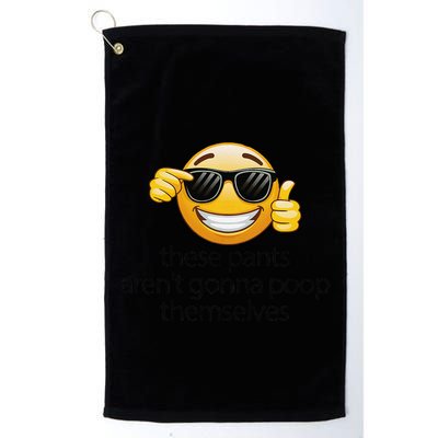Funny Weird Joke Hilarious Sarcastic Gross Poop Meme Humor Golf Towel