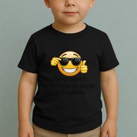 Funny Weird Joke Hilarious Sarcastic Gross Poop Meme Humor Toddler T-Shirt