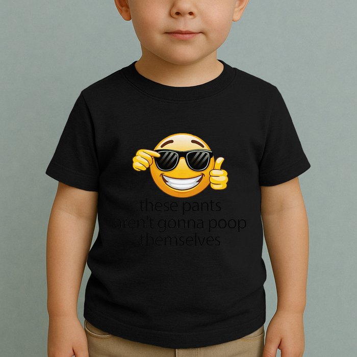 Funny Weird Joke Hilarious Sarcastic Gross Poop Meme Humor Toddler T-Shirt