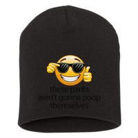 Funny Weird Joke Hilarious Sarcastic Gross Poop Meme Humor Short Acrylic Beanie