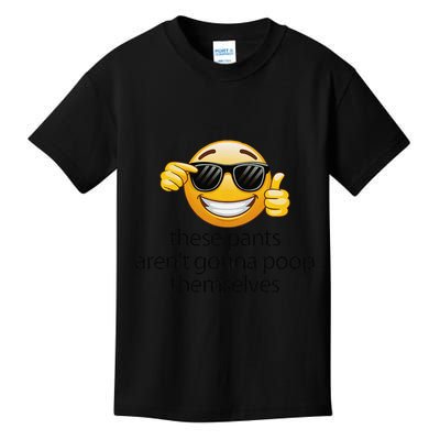 Funny Weird Joke Hilarious Sarcastic Gross Poop Meme Humor Kids T-Shirt