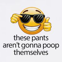Funny Weird Joke Hilarious Sarcastic Gross Poop Meme Humor Garment-Dyed Sweatshirt