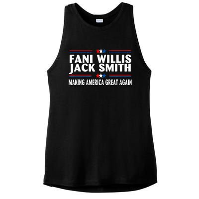 Fani WIllis Jack Smith Making America Great Again Ladies PosiCharge Tri-Blend Wicking Tank