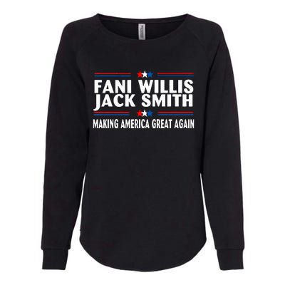 Fani WIllis Jack Smith Making America Great Again Womens California Wash Sweatshirt