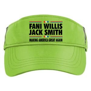 Fani WIllis Jack Smith Making America Great Again Adult Drive Performance Visor